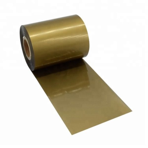 TTR páska zlatá, 44mm x 100m, TTR, OUT, pryskyřice