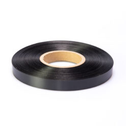 Textilní stuha 20mm x 200m, černá, Satén PS23B