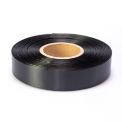 Textilní stuha 50mm x 200m, černá, Satén PS23B