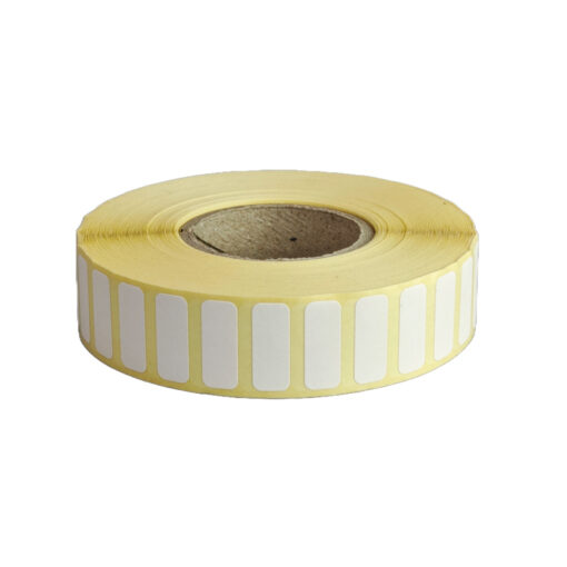 Etikety 20x8mm, vellum, bílá, D40, 4000 ks na roli