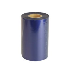 TTR páska 110mm x 300m, KBM BLUE, modrá, OUT, vosk-pryskyřice