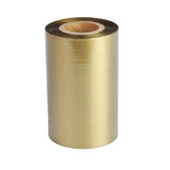 TTR páska 84mm x 180m, KBM GOLD, zlatá, OUT, vosk-pryskyřice